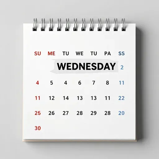 Từ vựng 周三 – Thứ Tư