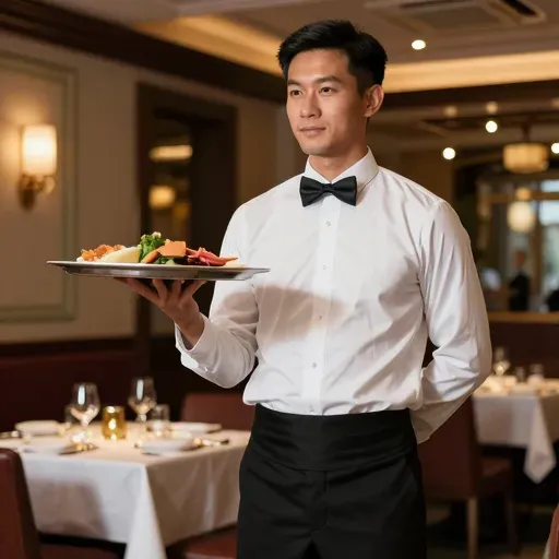 Từ vựng 服务员 – nhân viên phục vụ, bồi bàn