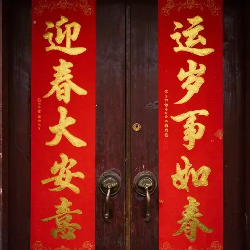 Từ vựng 对联 – câu đối