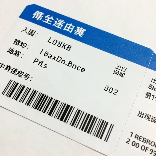 Từ vựng 登机牌 – thẻ lên máy bay