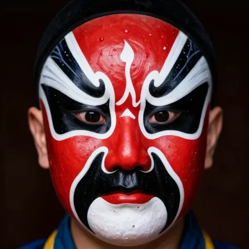 Từ vựng 脸谱 – mặt nạ trong kịch Trung Quốc, đặc biệt là trong kịch tuồng