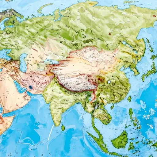 Từ vựng 亚 – Á