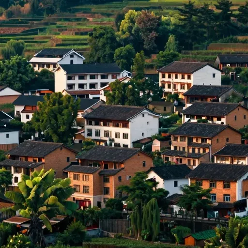 Từ vựng 村 – Làng