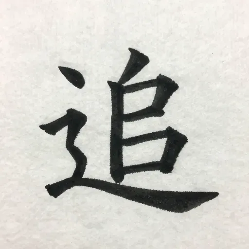 Từ vựng 追 – Đuổi theo; theo đuổi