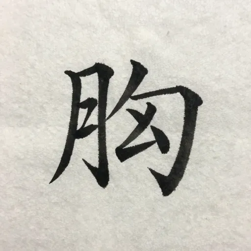 Từ vựng 胸 – Ngực; trái tim