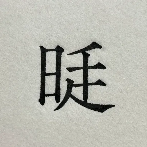 Từ vựng 眨 – Nháy mắt