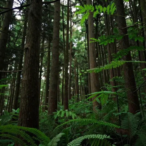 Từ vựng 森 – Rừng, dày đặc