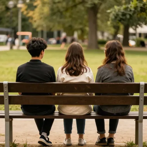 Từ vựng 中间 – ở giữa, chính giữa