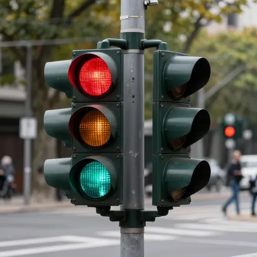 Từ vựng 红绿灯 – đèn giao thông, đèn tín hiệu giao thông