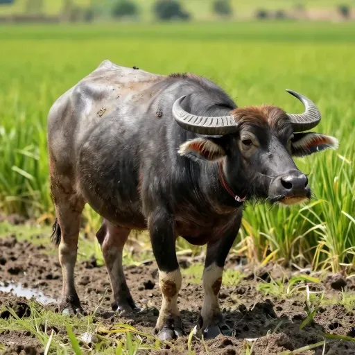 Từ vựng 水牛 – Con trâu nước