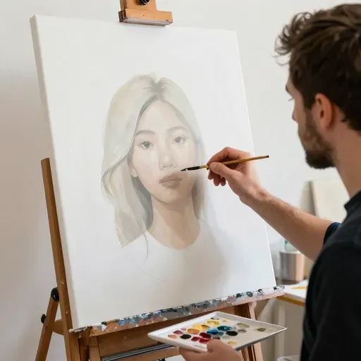 Từ vựng 绘画 – Bức họa