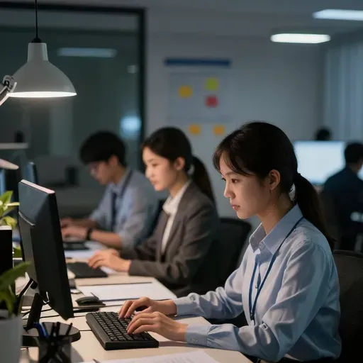 Từ vựng 加班 – Làm thêm giờ