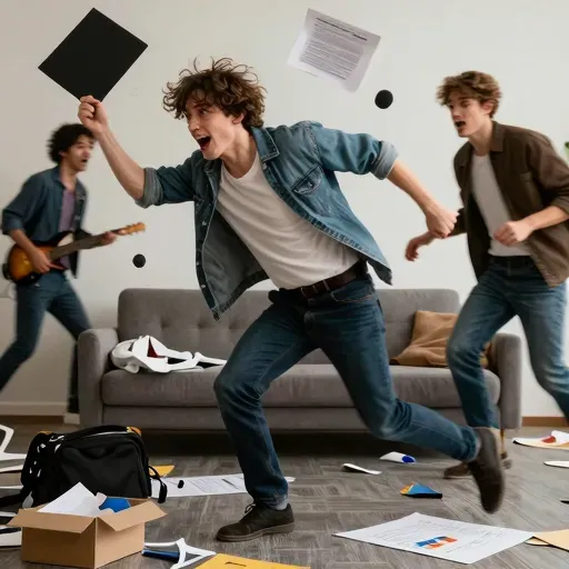 Từ vựng 手忙脚乱 – Luống cuống, bối rối