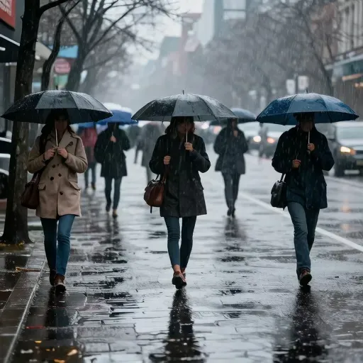 Từ vựng 下雨 – mưa