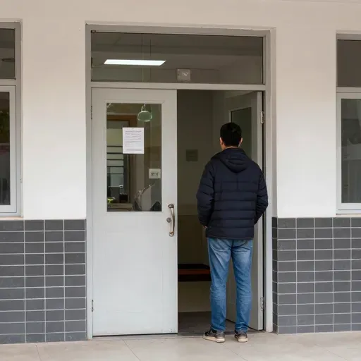 Từ vựng 门口 – cửa ra vào, cổng