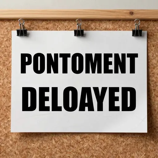 Từ vựng 延期 – trì hoãn