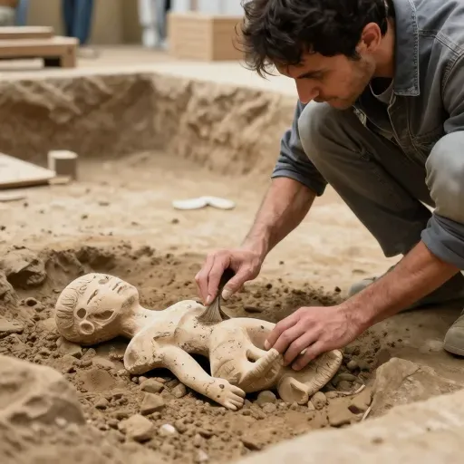 Từ vựng 出土 – khai quật, đào lên