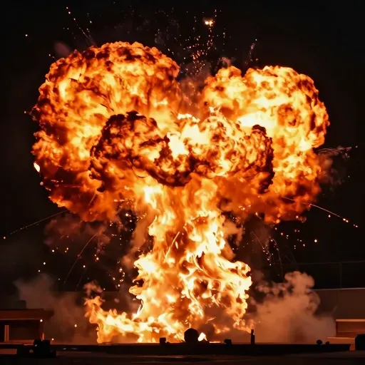 Từ vựng 爆炸 – Vụ nổ