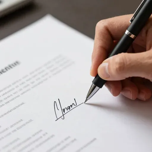 Từ vựng 签字 – Ký tên