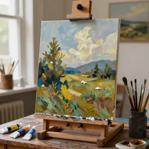 Từ vựng 油画 – bức tranh sơn dầu