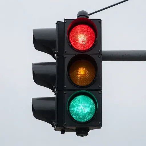 Từ vựng 红绿灯 – đèn giao thông, đèn tín hiệu giao thông