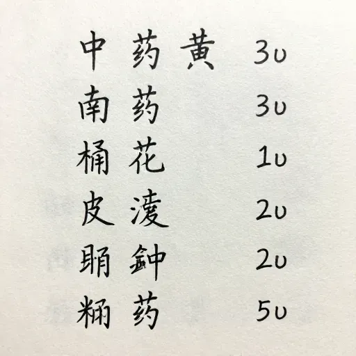 Từ vựng 药方 – đơn thuốc