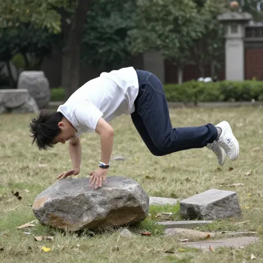 Từ vựng 摔跤 – ngã, té ngã